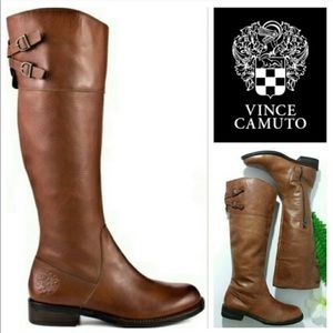 VINCE CAMUTO "KEATON" Riding Boots ~ Brown